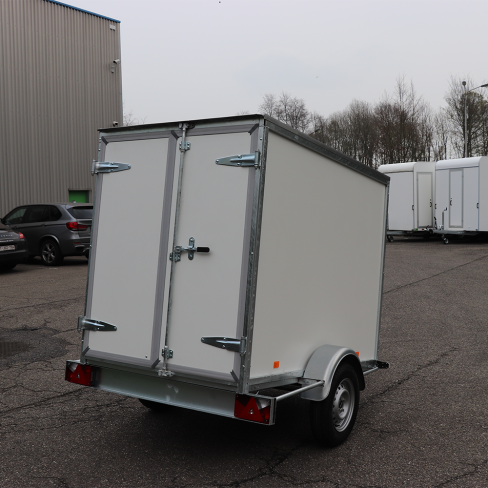 Remorque Fourgon blanc double porte arrière BW Trailers – Image 2