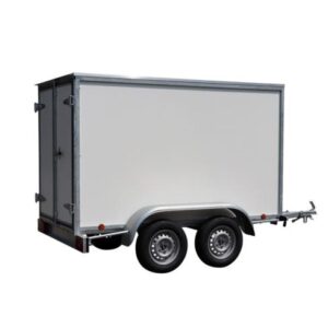 Remorque Fourgon double essieu double porte arrière BW Trailers