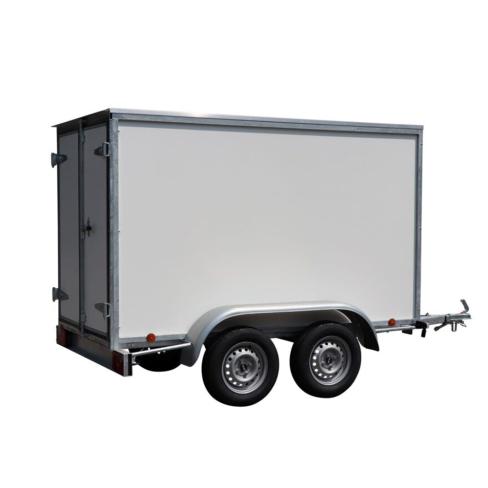Remorque Fourgon double essieu double porte arrière BW Trailers