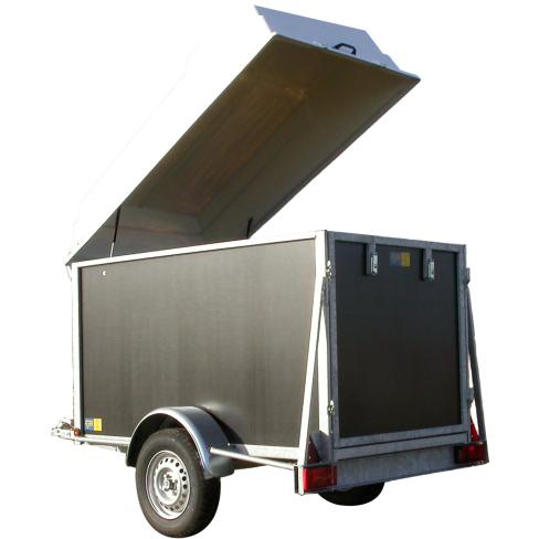 Remorque Fourgon + capot BW Trailers