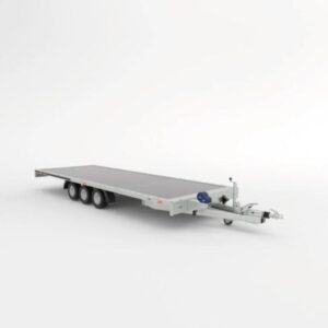 Remorque plateau type GT plateau 3 essieux Martz
